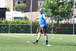 Walking Football trainer Patrick Oosting bij fc Harlingen