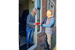 Vrijwilligers fc Harlingen in het zonnetje gezet met Karavaan van de Vriendschap