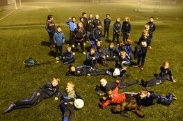 Ook de jongste jeugd bij fc Harlingen weer de wei in