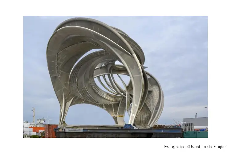 Kunstwerk Frank Stella naar Harlingen