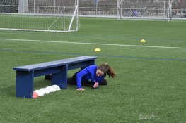 Plezier en winnaars tijdens spelochtend meiden fc Harlingen