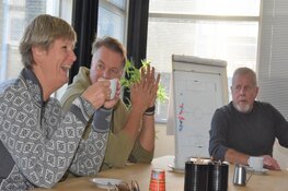 Burgemeester Ina Sjerps te gast bij fc Harlingen