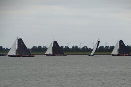 Skûtsje van Leeuwarden wint in Lemmer