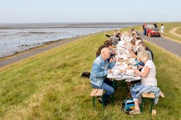 Zestien jaar Unesco Werelderfgoed Waddenzee: verjaardagsontbijt op de waddendijk