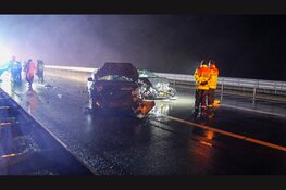 Meerdere gewonden na flink ongeval op Afsluitdijk