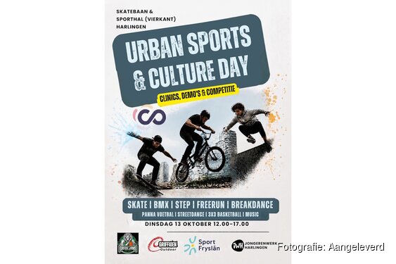 Urban Sports & Culture Day brengt actie, sport en cultuur samen in Harlingen