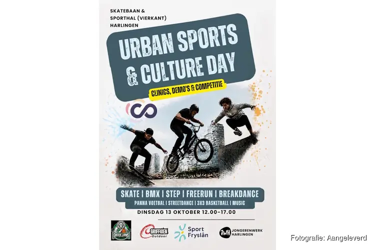 Urban Sports & Culture Day brengt actie, sport en cultuur samen in Harlingen